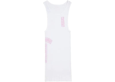 Chrome Hearts T Bar Rib Tank White/Pink Image