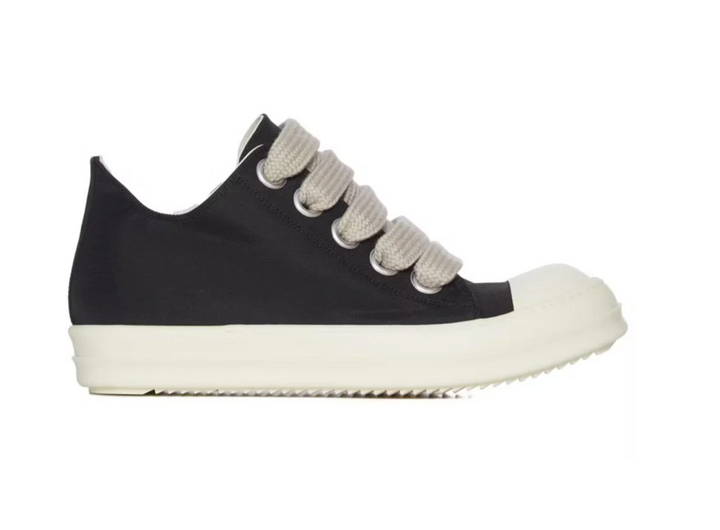 Rick Owens DRKSHDW Hollywood Jumbo Lace Low Black Milk canvas