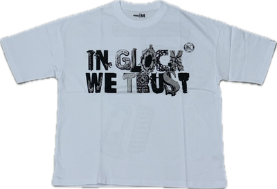 In Glock we trust white scrapyard tee Image