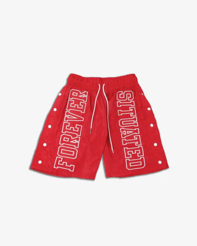 Forever Situated - FS Nylon Track Short Red Image