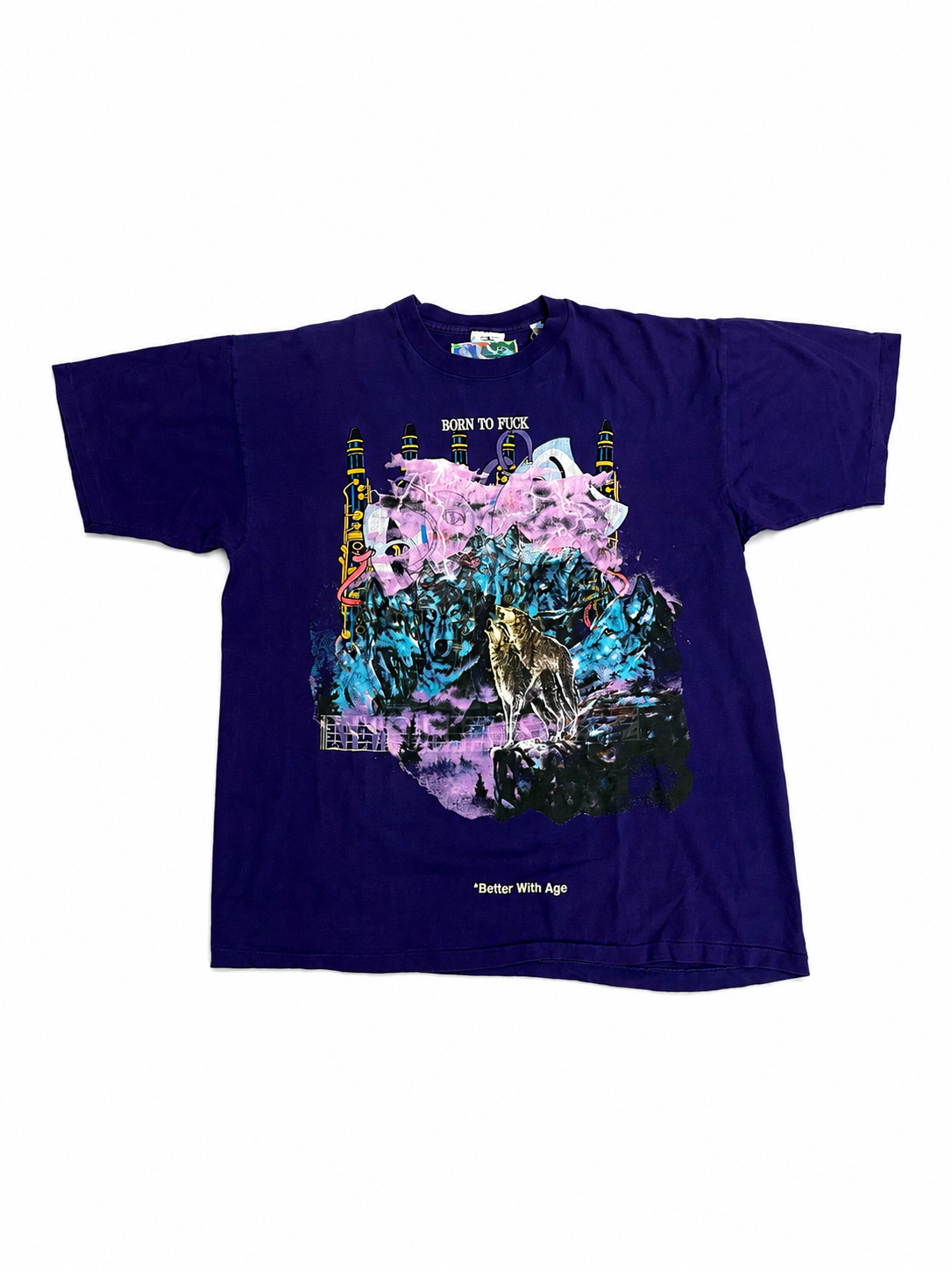 Better With Age Feral Tee Purple (XL)