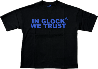 In Glock We Trust Black/Blue Image