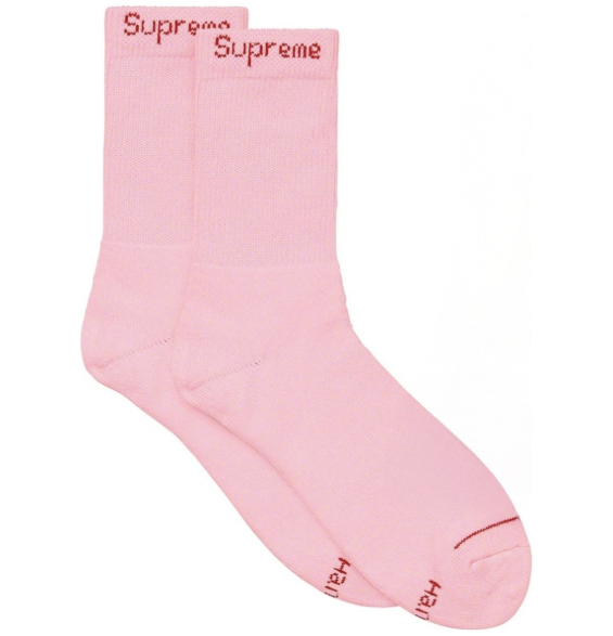 Supreme Socks Pink
