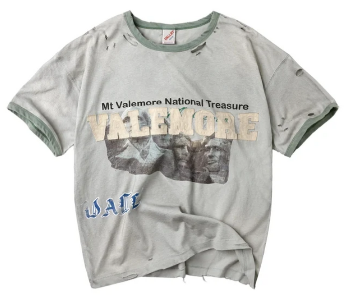 Vale Camp Ringer Tee Green