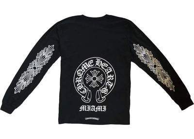 Chrome Hearts Miami Exclusive L/S T-shirt Black Image