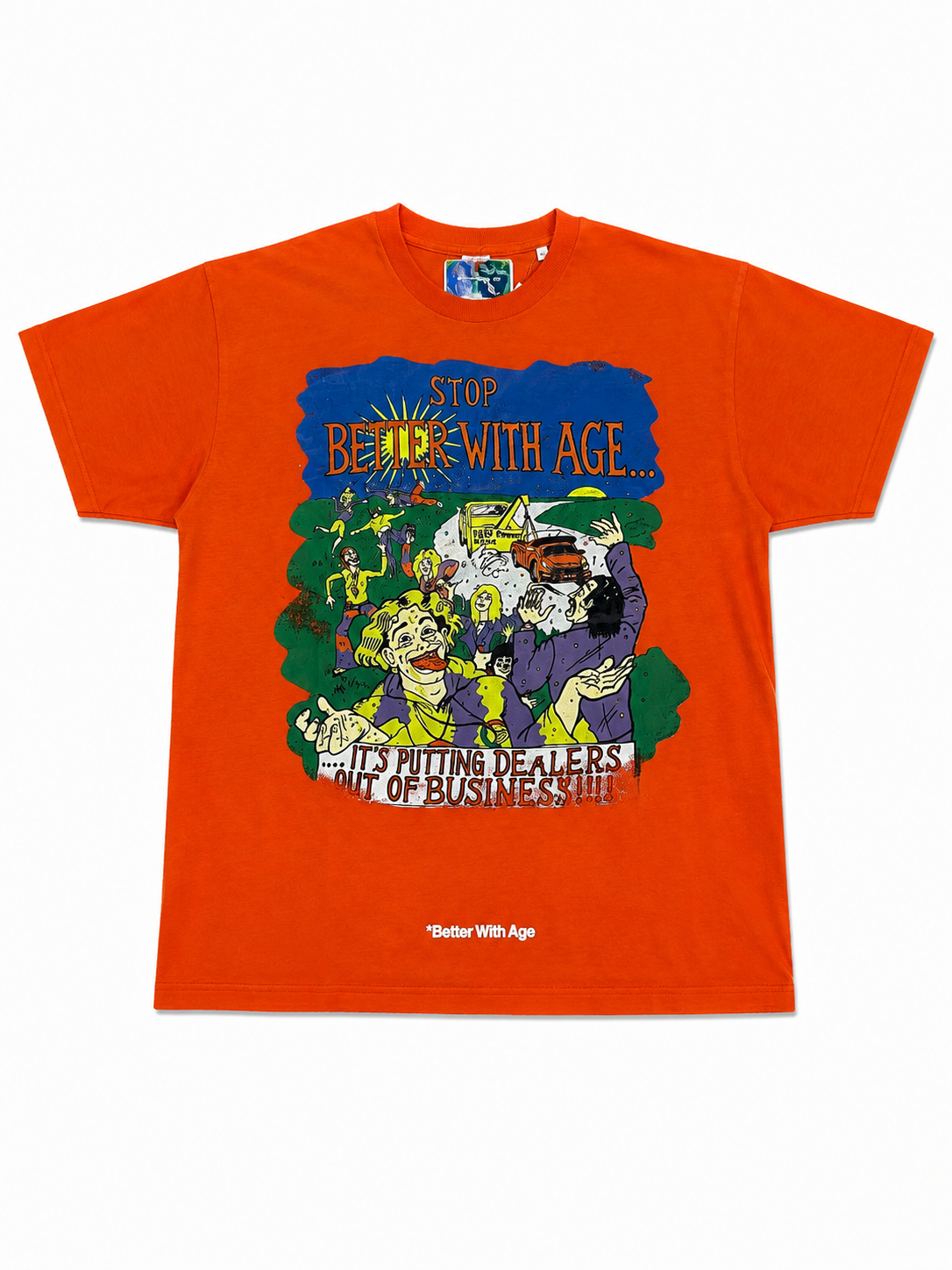 Betetr With Age Ellis Tee Orange (L)