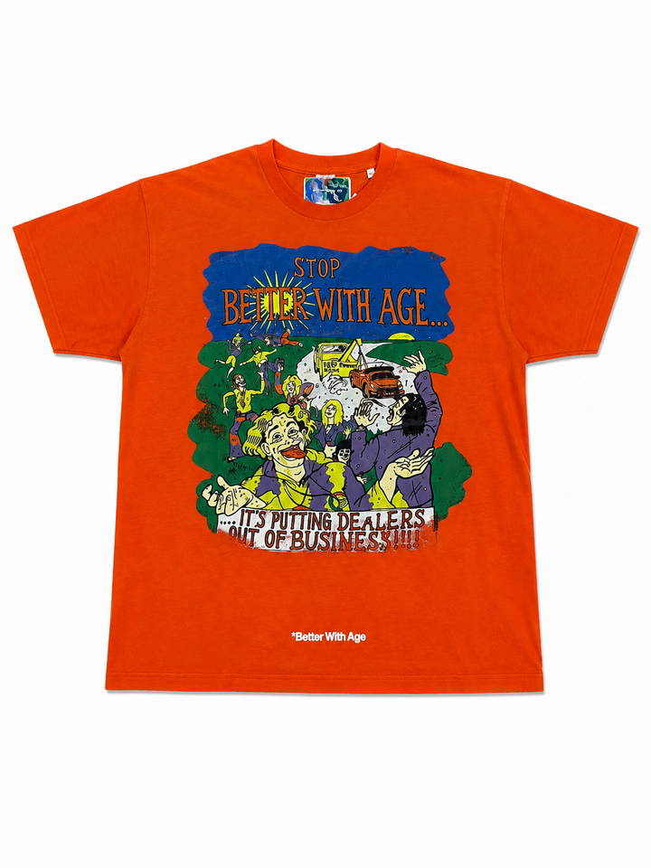 Betetr With Age Ellis Tee Orange (L)