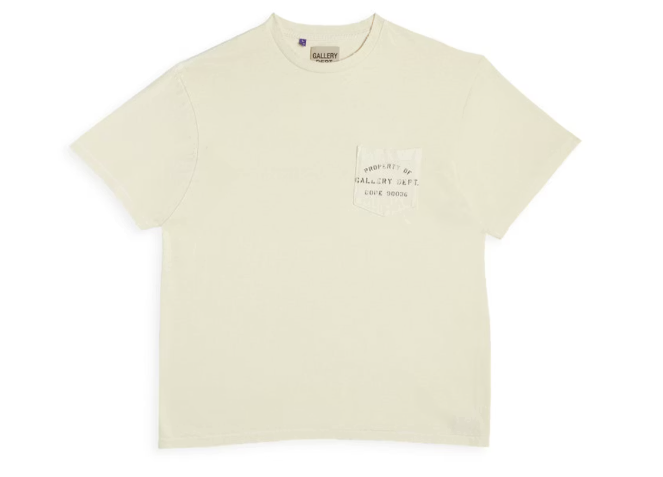 Gallery Dept. Property Of Stencil Tee Tee