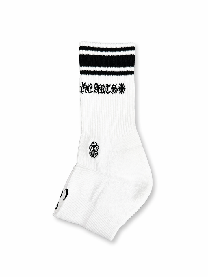 Chome Hearts Sport Socks White/blk