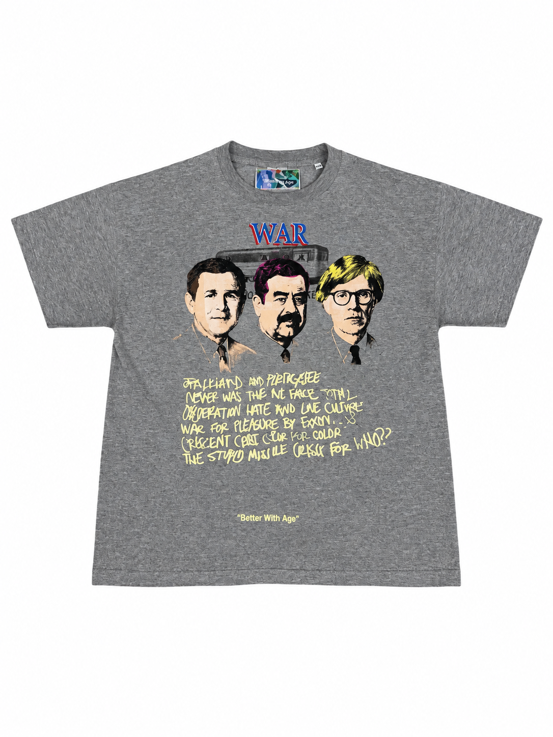 Better With Age Kennedy Tee GREY (L)