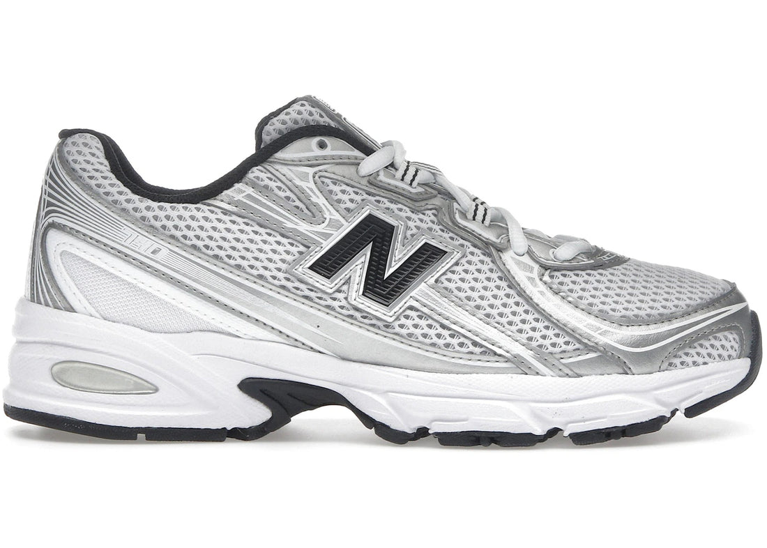 New Balance 740 White Silver Metallic Navy