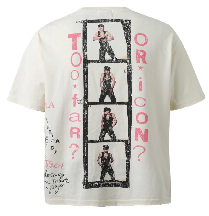 Lost Intricacy Queen of Pop Cream Tee