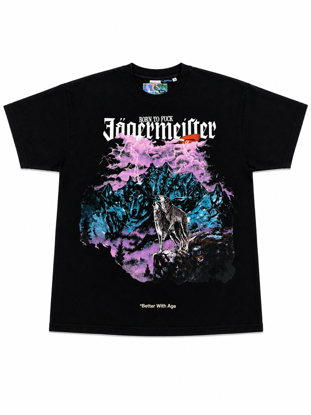 Better With Age Feral Tee Black (L)