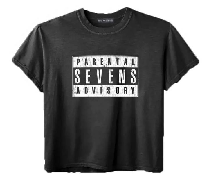 Triple Sevens Advisory Faded Black Tee