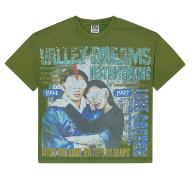 Vale Robot Bling Tee Green Image