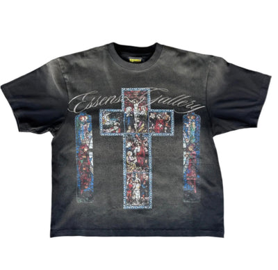 BLACK SACRED GLASS TEE Image