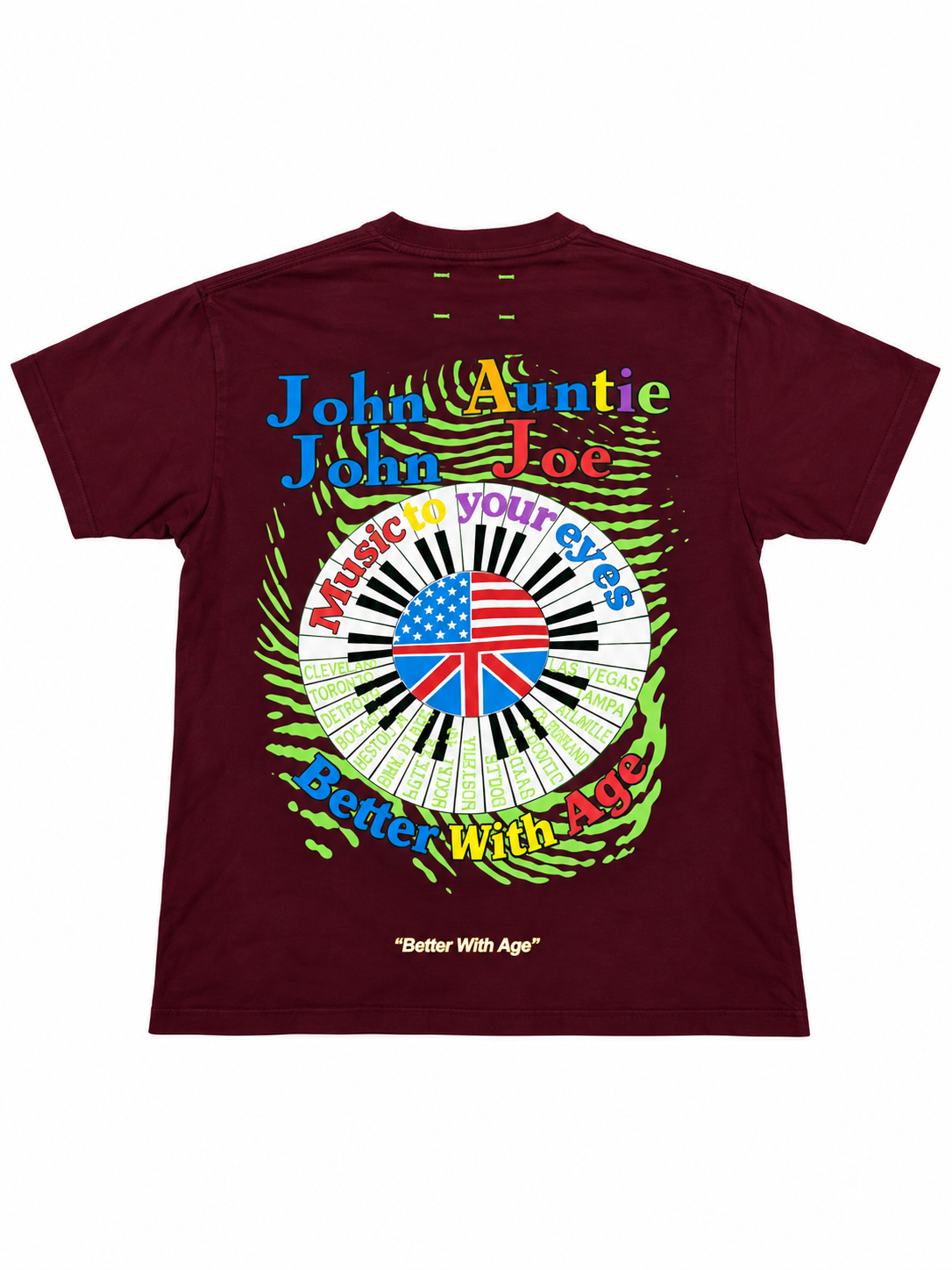 Better With Age Reali Tee Burgundy (M)