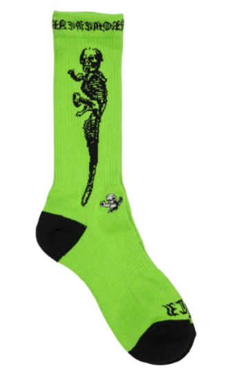 Chrome Hearts Foti Socks neon green