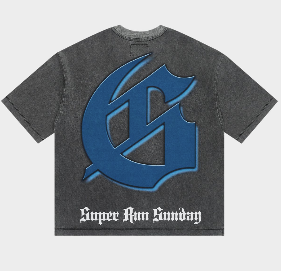 Godspeed Showroom Miami Superrun Tee Grey Wash