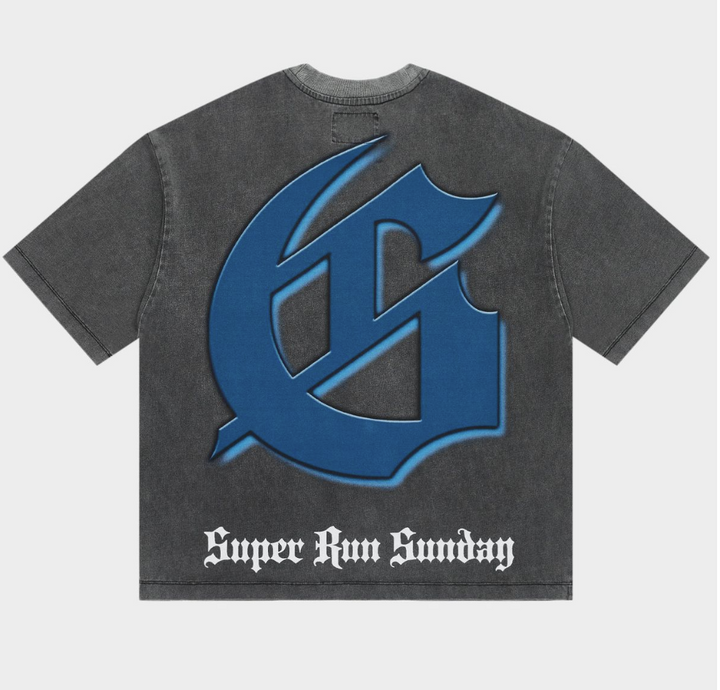 Godspeed Showroom Miami Superrun Tee Grey Wash