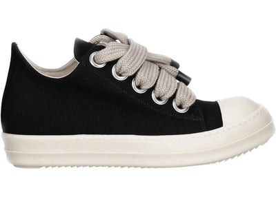Rick Owens DRKSHDW Jumbolace Low Sneaks Black Milk Image