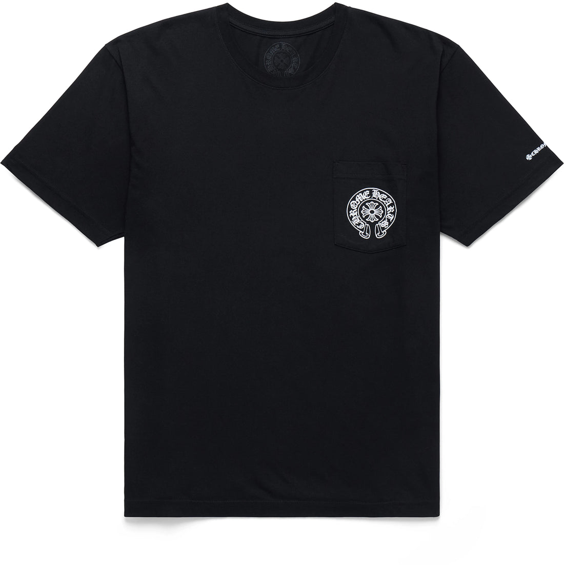 Chrome Hearts Horse Shoe Logo Pocket T-Shirt Black