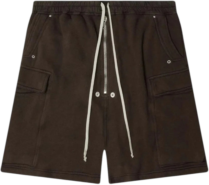 Rick Owens Drkshdw Woven Cargobela Shorts Dark Dust