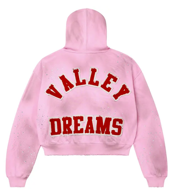 Vale Forever Dreams Zip Up Hoodie 'Pink'