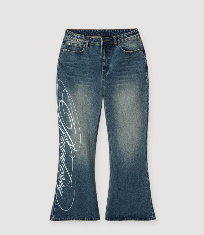 Gold+Vintage Gallery Raspberry Hils 'Miley Cyrus' Jeans