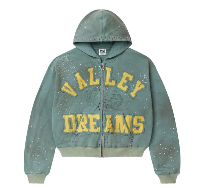 Vale Forever Bank Zip Up 'Dark Mint'