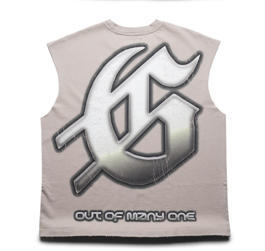Godspeed New York "Sunken Liberty 2" Sleeveless Tee Grey