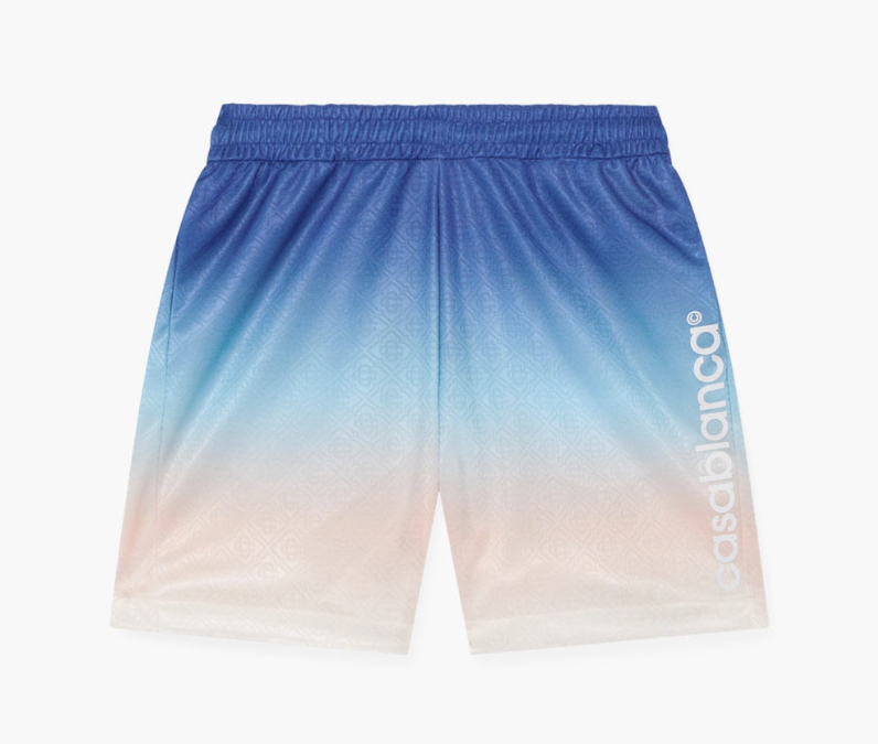 Casa Blanca Gradient Football Shorts Multi