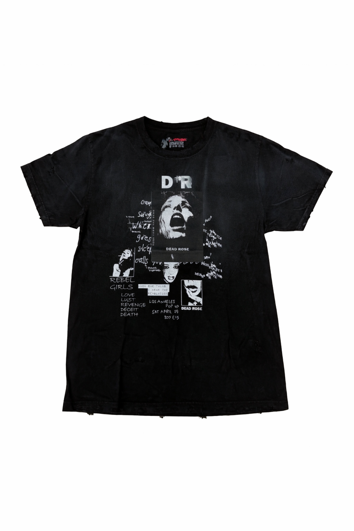 Dead Rose Rebel Distress Tee