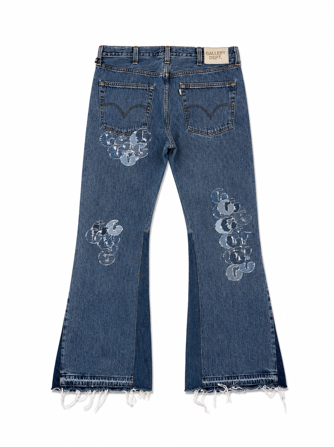 Gallery G patch Jeans Flare (40)