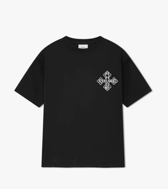 Rhude Cross Tee Black