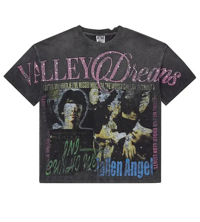 Vale Forever Fallen Bling Tee Black Image