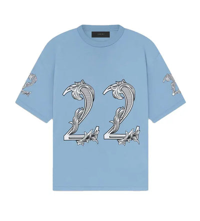 Amiri Oversized 22 Tee Ashley Blue Image