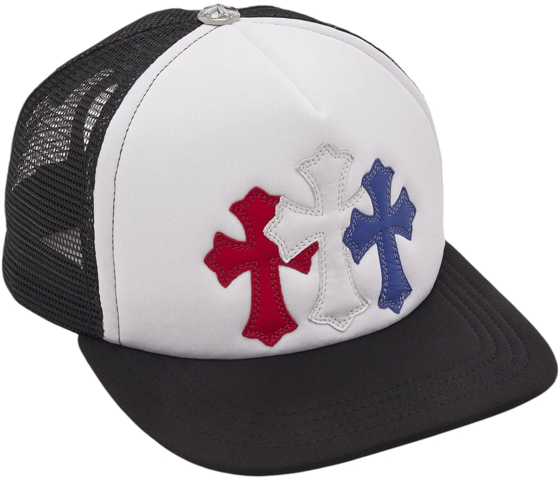 Chrome Hearts Trucker Hat Red/White/Blue