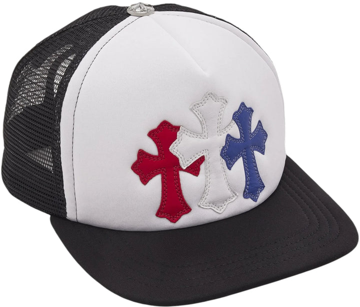 Chrome Hearts Trucker Hat Red/White/Blue