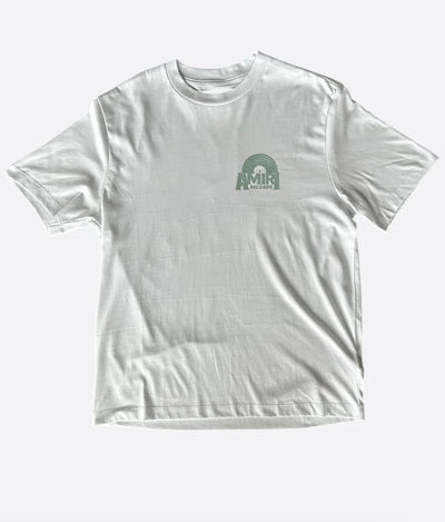 Amiri White & Green Records Logo T-Shirt Image