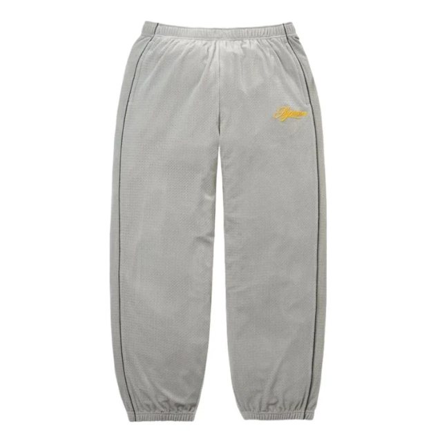 Supreme Velour Mesh Track Pant 'Silver'