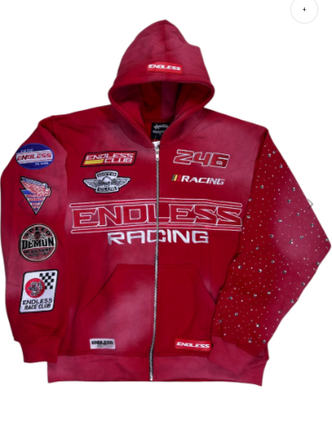 Cherry Blaze Pit Crew Jacket