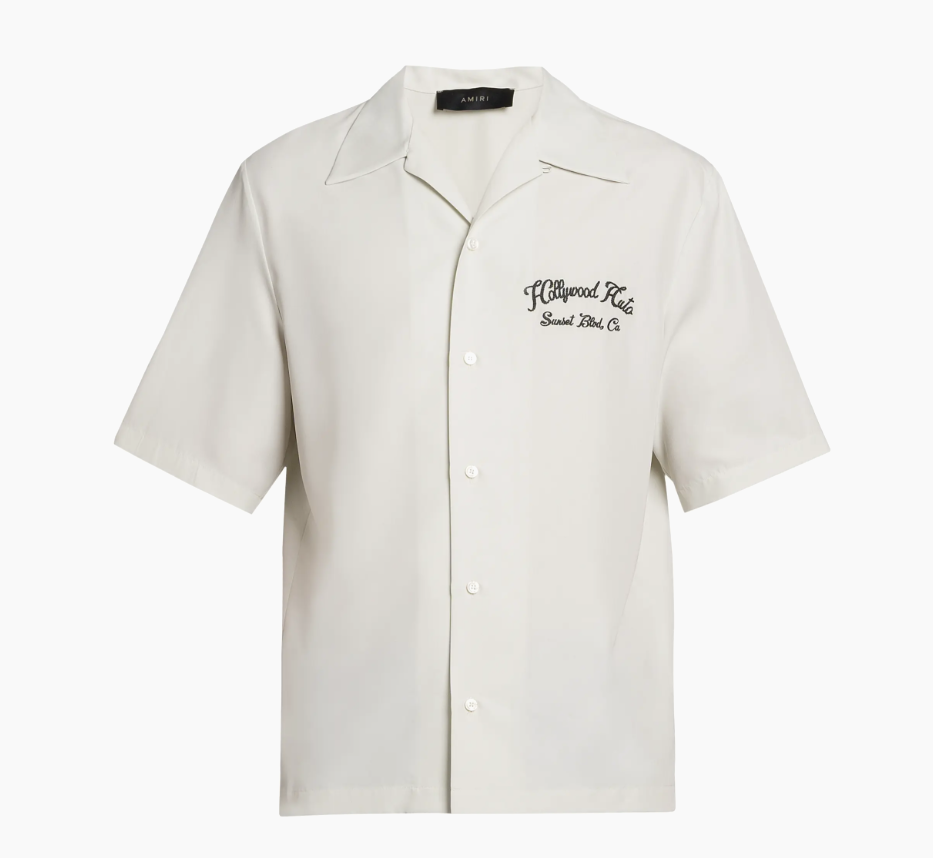 Amiri Hollywood Auto Embroidered Shirt