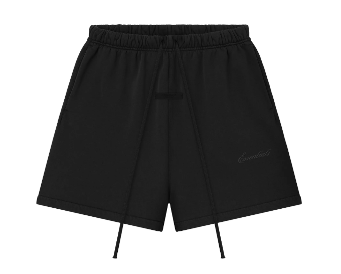FEAR OF GOD ESSENTIALS Essentials drawstring shorts black