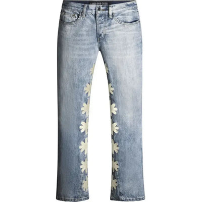 Lost Shadow Light Wash Denim Pants Bone Image