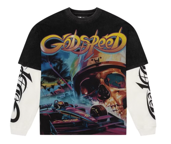 Godspeed F1 Dreams Layered Tee Black