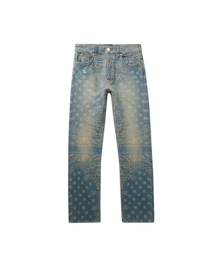 Bandana Jacquard Straight Amiri Jeans