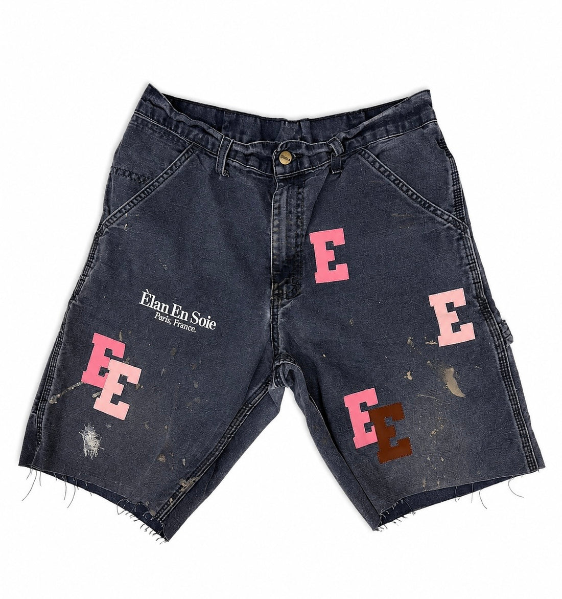 Èlan En Soie E patch jorts (blue)