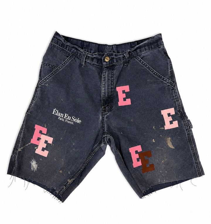 Èlan En Soie E patch jorts (blue)