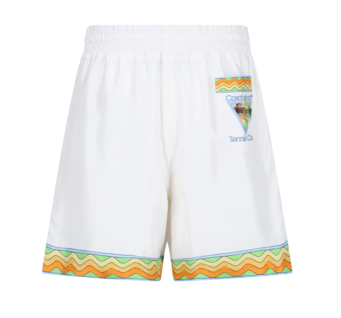 Casablanca Afro Cubism Tennis Club Shorts
